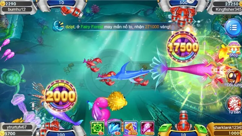 Mẹo chơi Bắn Cá H5 bách phát bách trúng tại nhà cái NOHU Giao diện game đẹp, bắt mắt